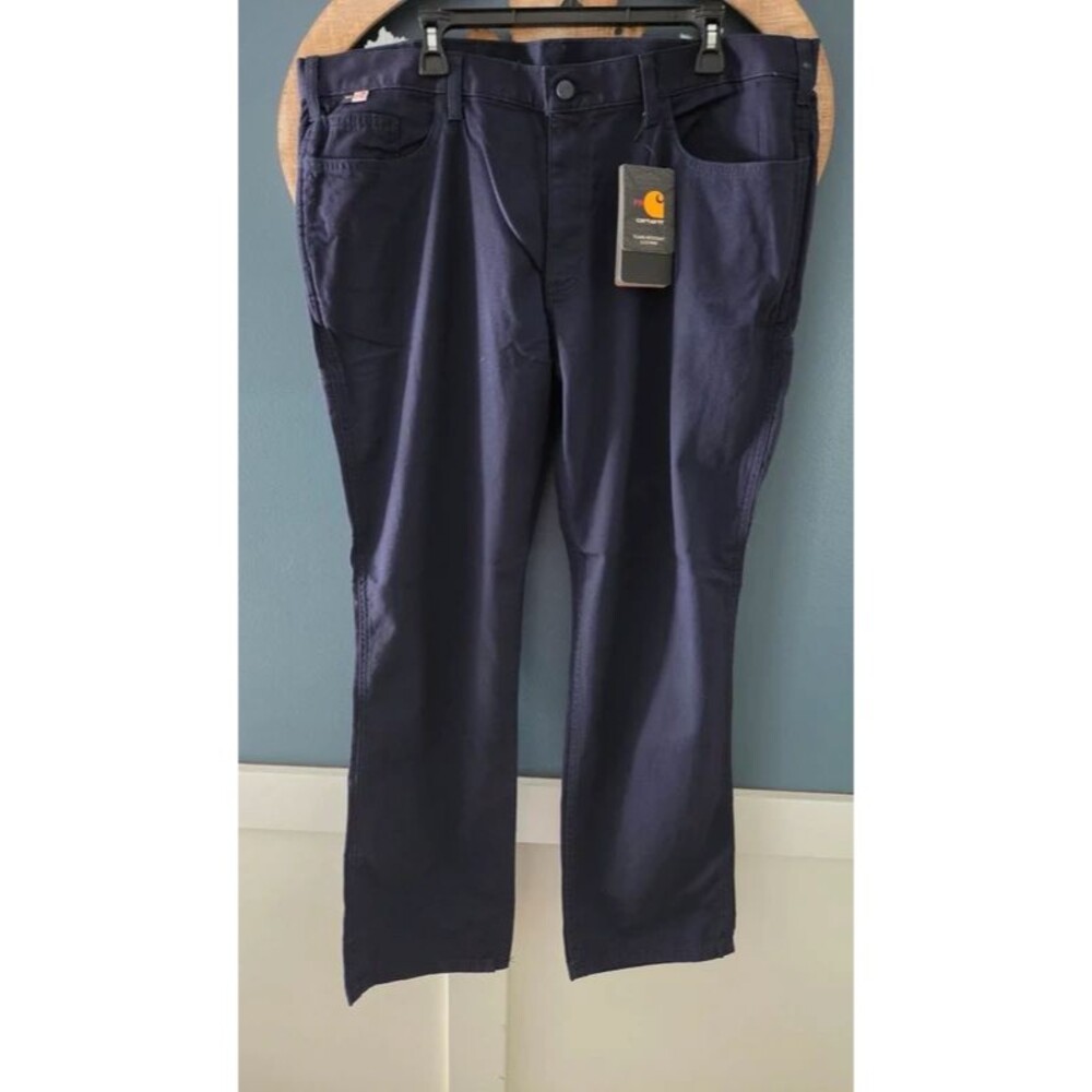 Woman's carhartt cat 2 fire resistant heavy duty pant Nafa 70E & 2112 compliant.
